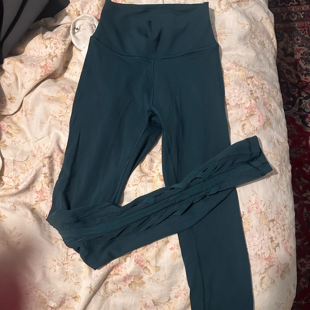 Lululemon Athletica Deep Teal Leggings